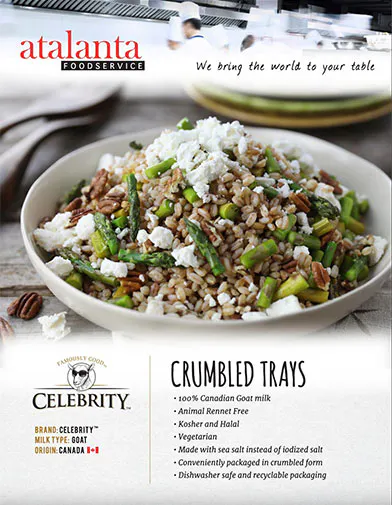 Celebrity Goat Cheese Crumbles 