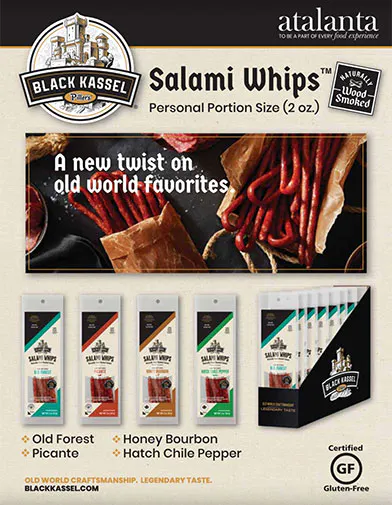 Black Kassel Salami Whips